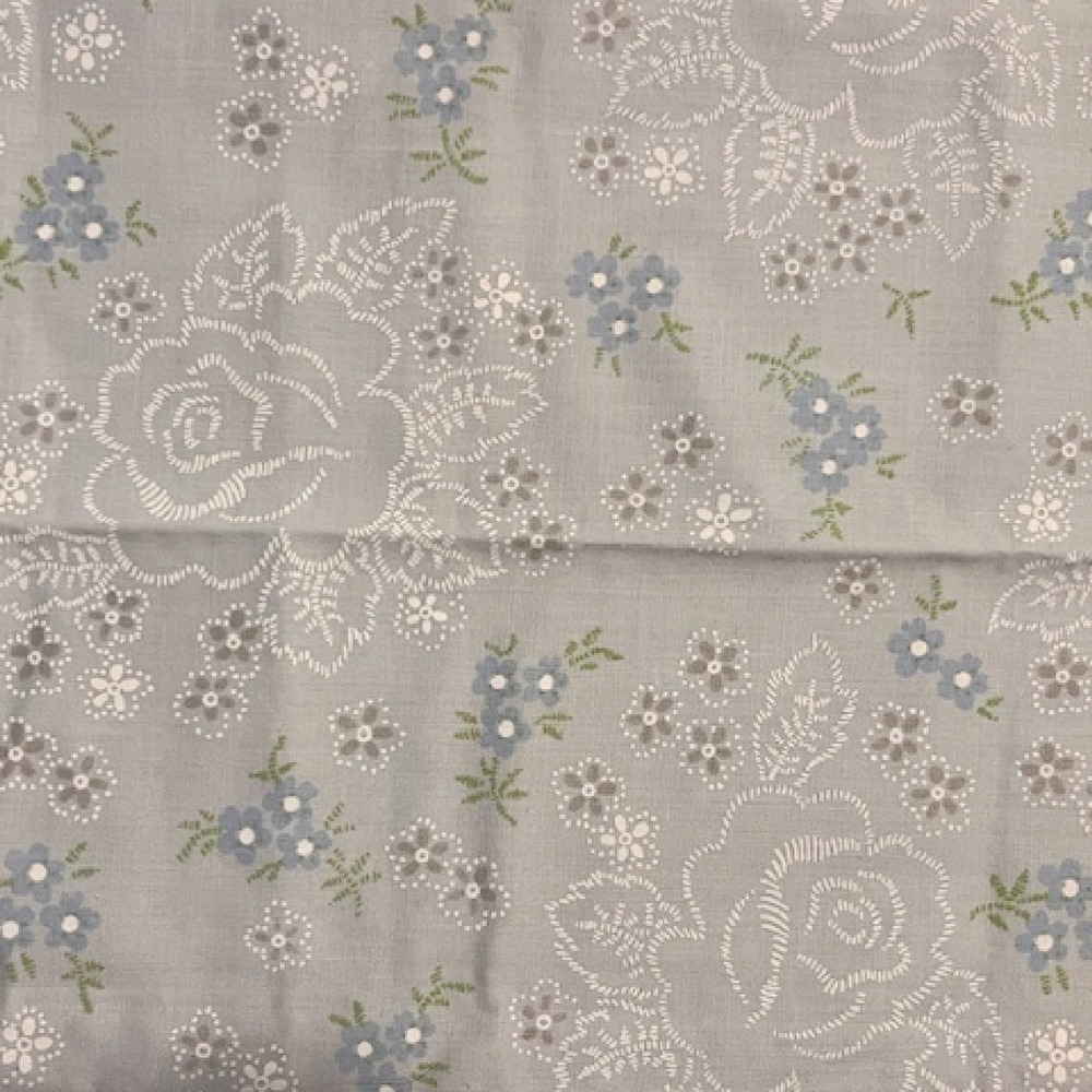 Vintage pair of pillowcases, Cannon, blue floral cottagecore floral - Picture 4 of 7